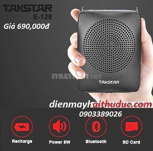 Máy trợ giảng mini đeo hông Takstar E218 hỗ trợ bluetooth xa đến 10m 55444615 Máy trợ giảng mini đeo hông Takstar E218 hỗ trợ bluetooth xa đến 10m