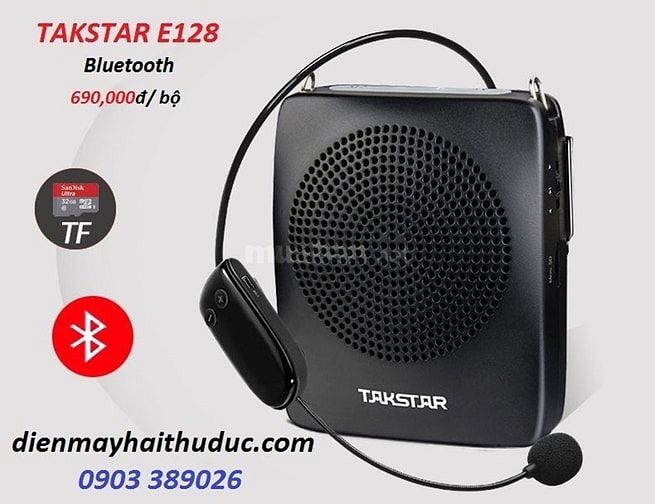Máy trợ giảng mini đeo hông Takstar E218 hỗ trợ bluetooth xa đến 10m 55444615 Máy trợ giảng mini đeo hông Takstar E218 hỗ trợ bluetooth xa đến 10m
