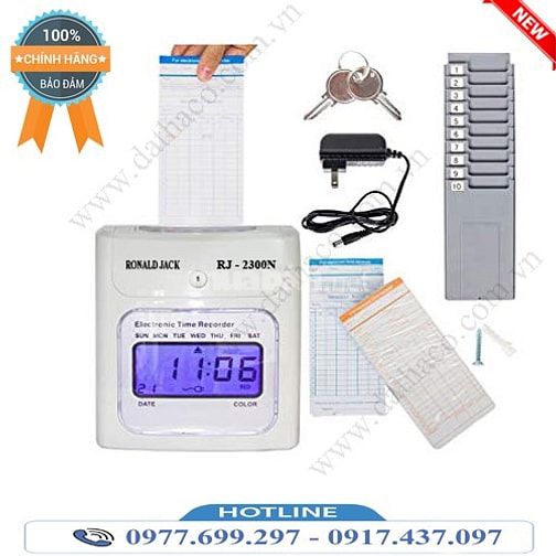 Máy Chấm Công Giá Rẻ Tăng 200 Thẻ Giấy 55481054 Máy Chấm Công Giá Rẻ Tăng 200 Thẻ Giấy