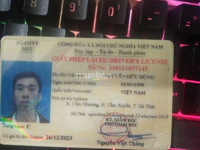 Dũng 30t lái xe bằng C, xin việc tại hà nôi 55645951 Dũng 30t lái xe bằng C, xin việc tại hà nôi