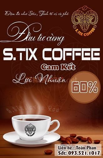 Nhượng quyền thương hiệu s.tix coffee take away 58223057 Nhượng quyền thương hiệu s.tix coffee take away