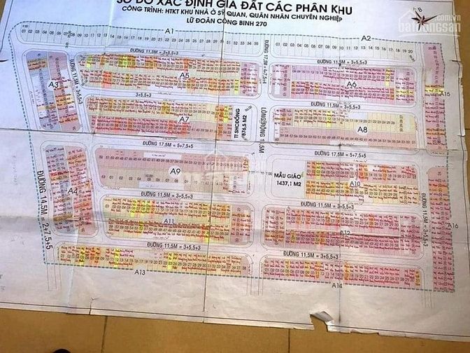 Ban đất khu dân cư 270 tam phú, khu A7 Đường 17.5m 58162158 Ban đất khu dân cư 270 tam phú, khu A7 Đường 17.5m