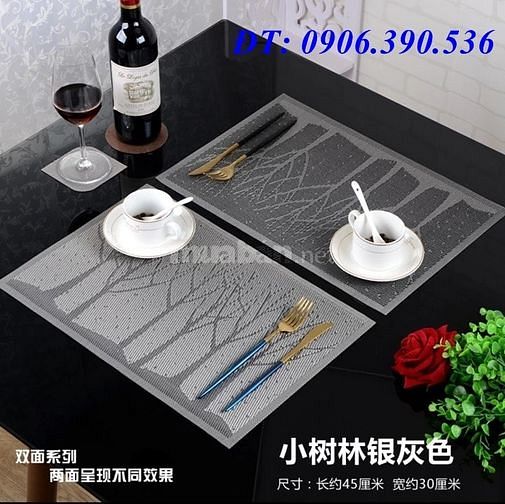 Tấm lót bàn ăn đẹp, sang trọng phong cách Châu Âu