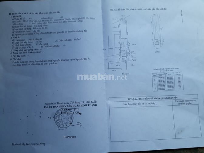 Chính chủ bán nhà 328/9 Chu Văn An, Phường 12, Bình Thạnh 58652105 Chính chủ bán nhà 328/9 Chu Văn An, Phường 12, Bình Thạnh