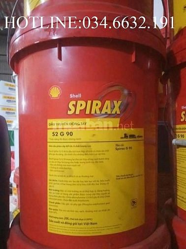 Dầu nhờn truyền động Shell Spirax S2 G 90 xô 20L 58695366 Dầu nhờn truyền động Shell Spirax S2 G 90 xô 20L