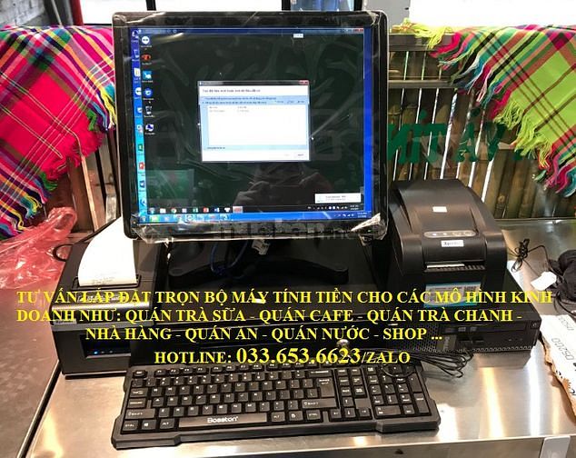 Lắp đặt máy tính tiền cho quán trà chanh tại Bình Thạnh 58887789 Lắp đặt máy tính tiền cho quán trà chanh tại Bình Thạnh