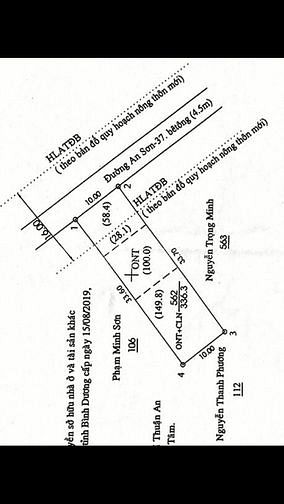 Bán miếng đất An Sơn giá bao lỗ 58897567 Bán miếng đất An Sơn giá bao lỗ