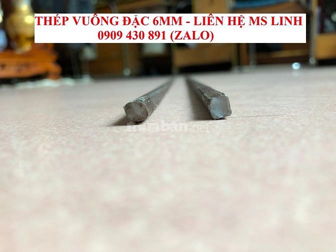 Thép vuông đặc đen 6mm dùng trong xây dựng