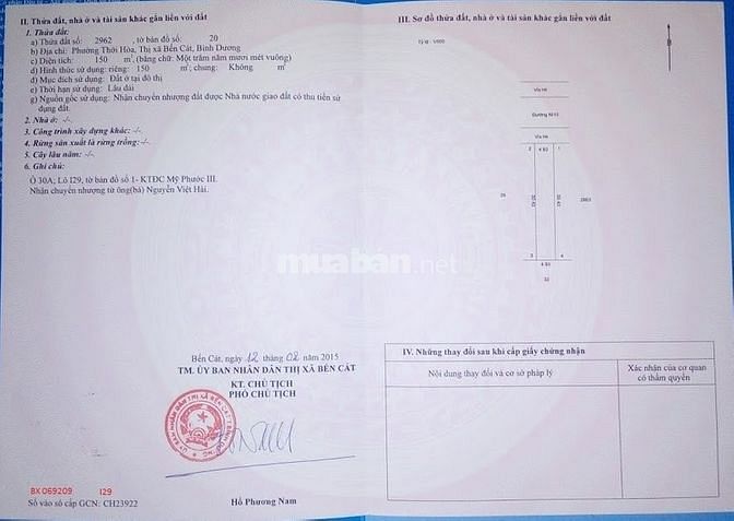 Cho thuê 150m2 đất Mỹ Phước 3- Chính chủ 58279098 Cho thuê 150m2 đất Mỹ Phước 3- Chính chủ