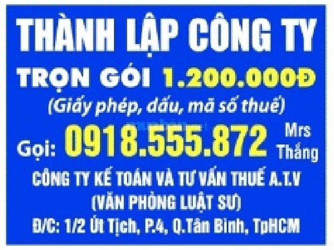 Thành Lập công ty và miễn phí kế toán trọn gói quý đầu 59038814 Thành Lập công ty và miễn phí kế toán trọn gói quý đầu