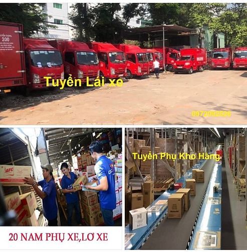 Tuyển Gấp >>  Lơ Xe Lương 15tr/ tháng Và Phụ kho bốc hàng 600k/ ngày