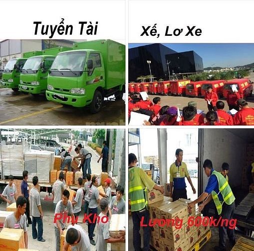 Cần Tuyển Lơ Xe và nam phụ kho bốc hàng bánh kẹo lương 16tr/th 59178559 Cần Tuyển Lơ Xe và nam phụ kho bốc hàng bánh kẹo lương 16tr/th