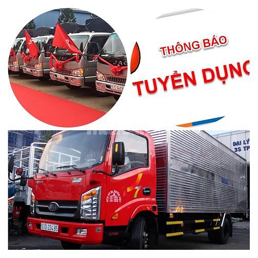 Tuyển gấp tài xế - phụ xe - xếp kho 52382623 Tuyển gấp tài xế - phụ xe - xếp kho