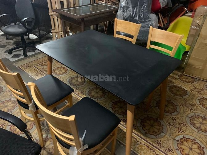Thanh lý Bộ bàn ăn 4 ghế cabin mới giá rẻ 59239785 Thanh lý Bộ bàn ăn 4 ghế cabin mới giá rẻ
