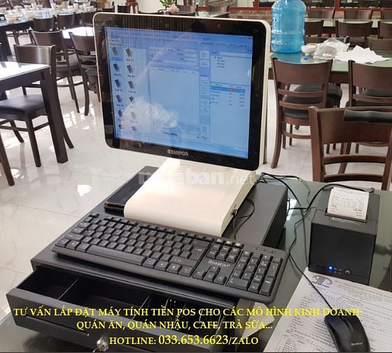 Máy tính tiền cho mô hình quán ăn tại TpHCM 59243015 Máy tính tiền cho mô hình quán ăn tại TpHCM