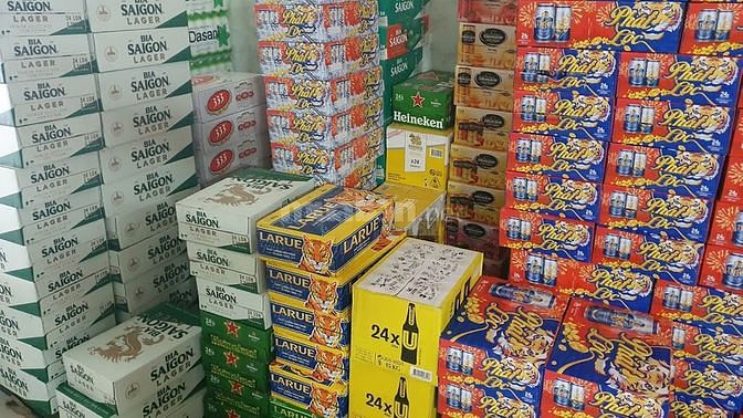 Đại Lý Bia - nước ngọt Quốc Bình tuyển Nam giao hàng bằng xe máy 59264758 Đại Lý Bia - nước ngọt Quốc Bình tuyển Nam giao hàng bằng xe máy