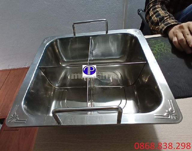 Nồi lẩu 4 ngăn vuông-lẩu 4 mùa giá rẻ 59300704 Nồi lẩu 4 ngăn vuông-lẩu 4 mùa giá rẻ
