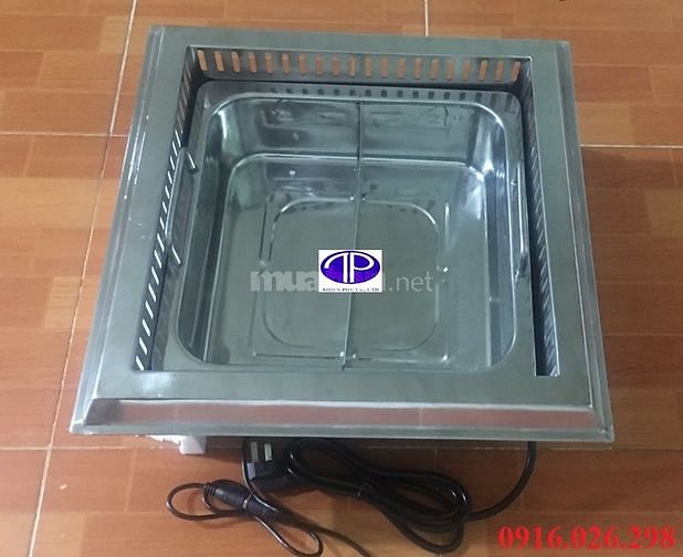 Nồi lẩu âm bàn 2 ngăn không khói uy tín giá rẻ 59304660 Nồi lẩu âm bàn 2 ngăn không khói uy tín giá rẻ