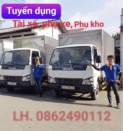 Tuyển nhân viên làm tại An Giang. tài xế tải nhẹ, phụ lơ, phụ kho 59319103 Tuyển nhân viên làm tại An Giang. tài xế tải nhẹ, phụ lơ, phụ kho