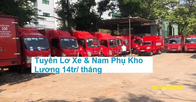 Tuyển Phụ Kho Xếp Hàng Lương 500k/ Ngày Phụ Xe Tải Lương 12tr/ Tháng 59389925 Tuyển Phụ Kho Xếp Hàng Lương 500k/ Ngày Phụ Xe Tải Lương 12tr/ Tháng