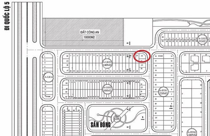 Cần bán lô góc liền kề 01 diện tích 143 m2 59392021 Cần bán lô góc liền kề 01 diện tích 143 m2