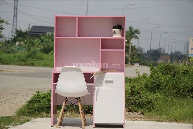 Bàn Học Sinh Ngang 1m. Mẫu Màu Trắng + Hồng. 59412897 Bàn Học Sinh Ngang 1m. Mẫu Màu Trắng + Hồng.