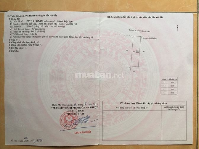Cần bán gấp lô đất phường Tân Lập, TP. Buôn Ma Thuột, Đắk Lắk 59453576 Cần bán gấp lô đất phường Tân Lập, TP. Buôn Ma Thuột, Đắk Lắk