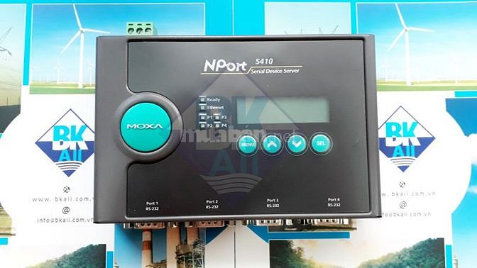 Bộ chuyển đổi 10/100m ethernet sang 4 cổng rs-232 NPort 5410 59477120 Bộ chuyển đổi 10/100m ethernet sang 4 cổng rs-232 NPort 5410