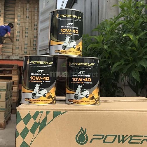 Dầu nhớt xe máy nhập khẩu Malaysia thương hiệu Power Up