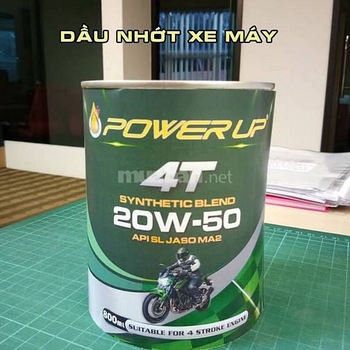 Dầu nhớt xe máy nhập khẩu Malaysia thương hiệu Power Up
