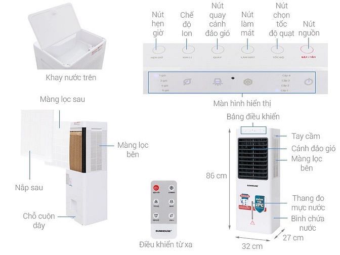 Dư quạt sunhouse 7717 mới 100% chưa sử dụng 59574997 Dư quạt sunhouse 7717 mới 100% chưa sử dụng