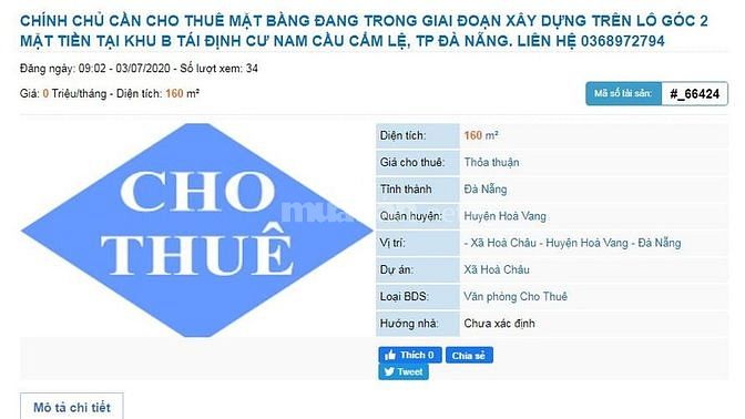 Cho thuê mặt bằng đang trong gđ xây dựng tại khu TĐC nam cầu Cẩm Lệ 59622197 Cho thuê mặt bằng đang trong gđ xây dựng tại khu TĐC nam cầu Cẩm Lệ