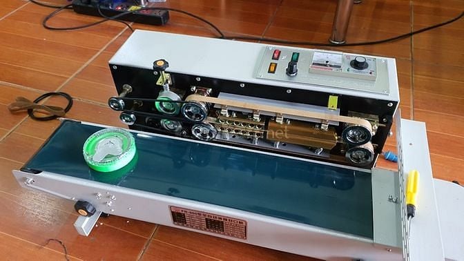 Máy hàn miệng túi tự động DBF900 59616753 Máy hàn miệng túi tự động DBF900