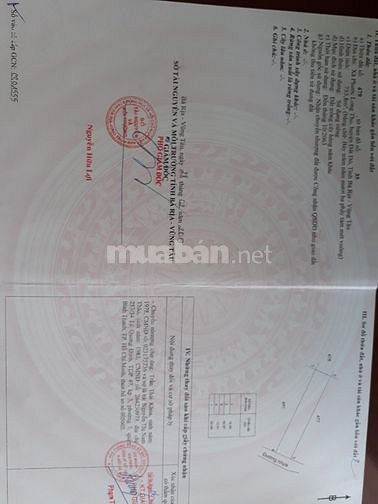 Nhà muốn bán lại lô đất ngay KCN Đất Đỏ mt đường nhựa lớn chỉ 2tr/m2 59697117 Nhà muốn bán lại lô đất ngay KCN Đất Đỏ mt đường nhựa lớn chỉ 2tr/m2