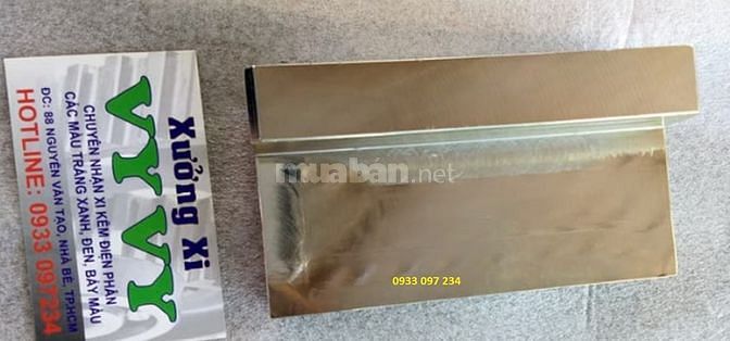 Xi mạ kẽm trắng chất lượng uy tín Kv HCM.Gia 5k.kg. Bảo hành. Xe giao