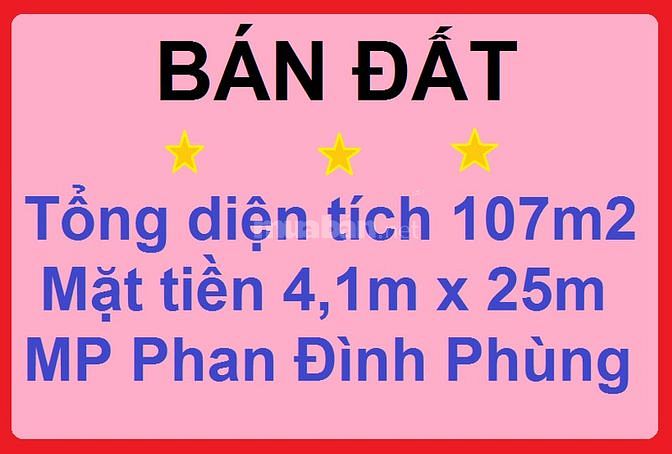 Bán đất mặt đường thị trấn Phùng, tổng diện tích 107m2, mặt tiền 4,1m 58152783 Bán đất mặt đường thị trấn Phùng, tổng diện tích 107m2, mặt tiền 4,1m