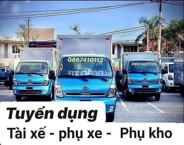 Làm tại CẦN THƠ=> tài xế xe tải +phụ lơ Xe + phụ kho, bốc xếp 59416650 Làm tại CẦN THƠ=> tài xế xe tải +phụ lơ Xe + phụ kho, bốc xếp