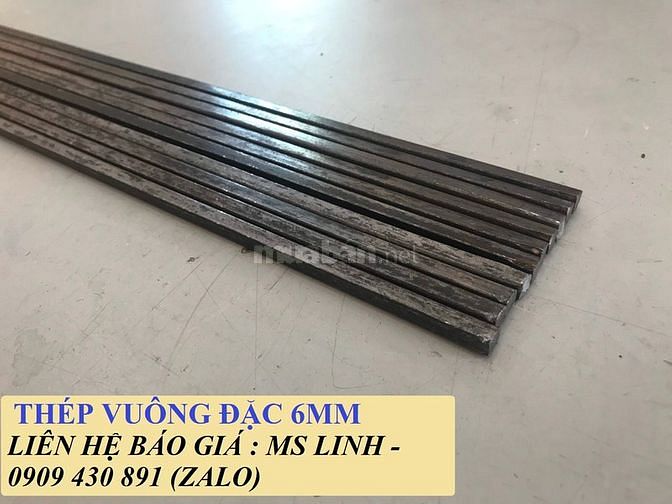 Thép vuông đặc đen 6mm dùng trong xây dựng