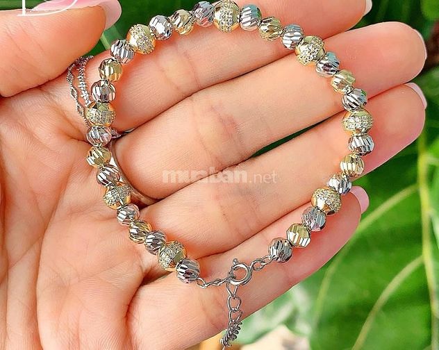 Lắc bi mạ vàng 14k hàng cao cấp ! 60524793 Lắc bi mạ vàng 14k hàng cao cấp !