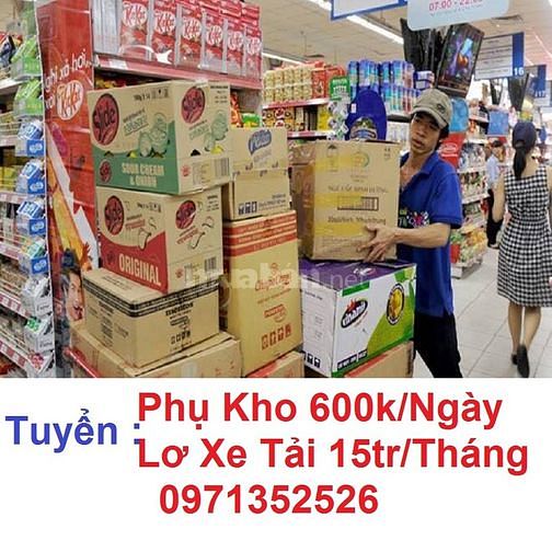 Tuyển lái xe và phụ xe làm tại Long An Lương 15tr/ Tháng