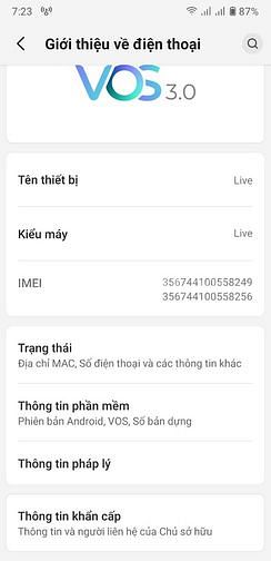 Vinsmart live 6-64gh cho anh em nhé 60871174 Vinsmart live 6-64gh cho anh em nhé