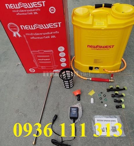 Bình Xịt Điện NewWest Thái Lan, 20 lít 9AH sử dụng trong nông nghiệp 60928951 Bình Xịt Điện NewWest Thái Lan, 20 lít 9AH sử dụng trong nông nghiệp