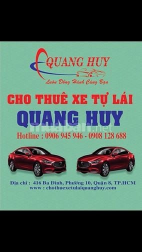 Quanghuy chuyên tự lái xe mới đẹp giá rẻ tại quận 5