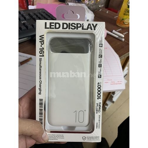 Sạc Dự Phòng WP-161 Chính Hãng Sạc Nhanh, Pin Chuẩn Mới 100%
