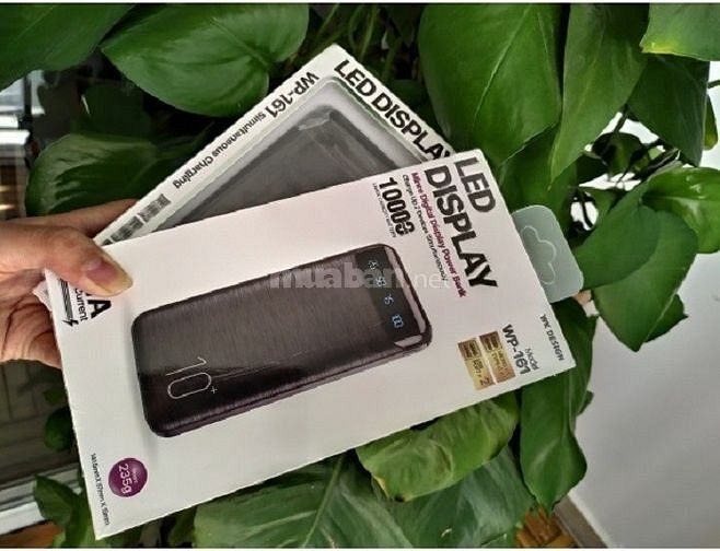 Sạc Dự Phòng WP-161 Chính Hãng Sạc Nhanh, Pin Chuẩn Mới 100%