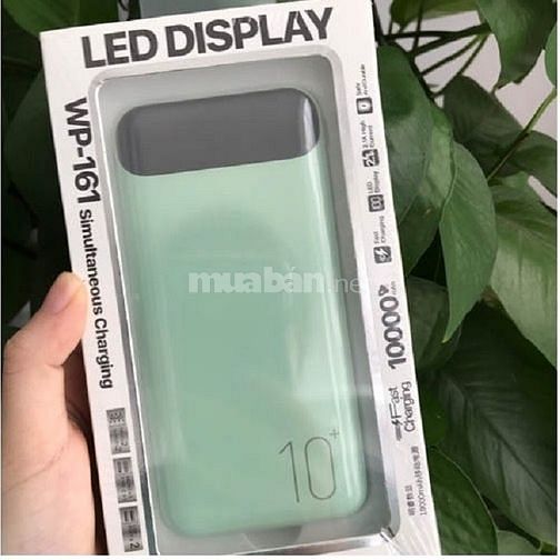 Sạc Dự Phòng WP-161 Chính Hãng Sạc Nhanh, Pin Chuẩn Mới 100%