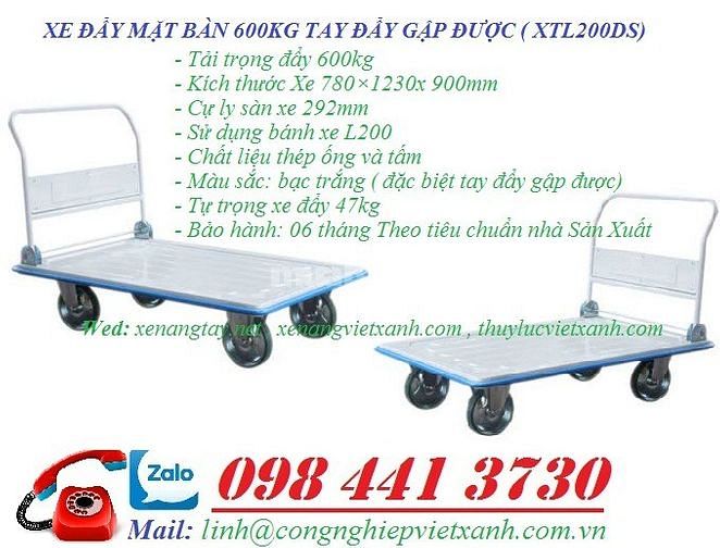Xe đẩy 600kg 4 bánh giá rẻ hàng mới 61193772 Xe đẩy 600kg 4 bánh giá rẻ hàng mới