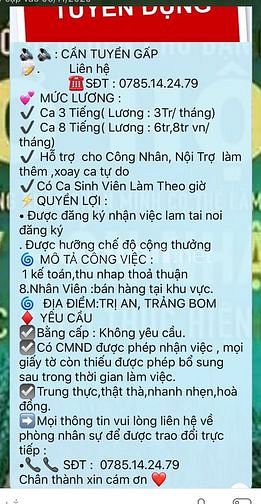 Tuyển gấp cộng tác viên và nhân viên bán hàng trực tiếp 61199240 Tuyển gấp cộng tác viên và nhân viên bán hàng trực tiếp