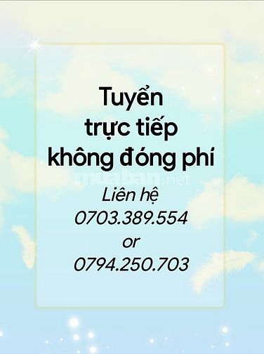 Tuyển nhân viên gấp - đi làm ngay - ưu tiên 20 - 55 tuổi 61318174 Tuyển nhân viên gấp - đi làm ngay - ưu tiên 20 - 55 tuổi