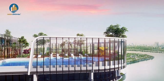 Biệt thự trên không tặng 50m2 sân vườn không tính vào giá. 
